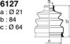 DEPA 6127 Bellow Set, drive shaft